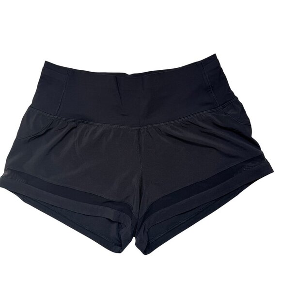 Lululemon Womens Time to Sweat Mid-Rise Short 3" Mesh Hem Detail Sz 6 - Picture 3 of 10